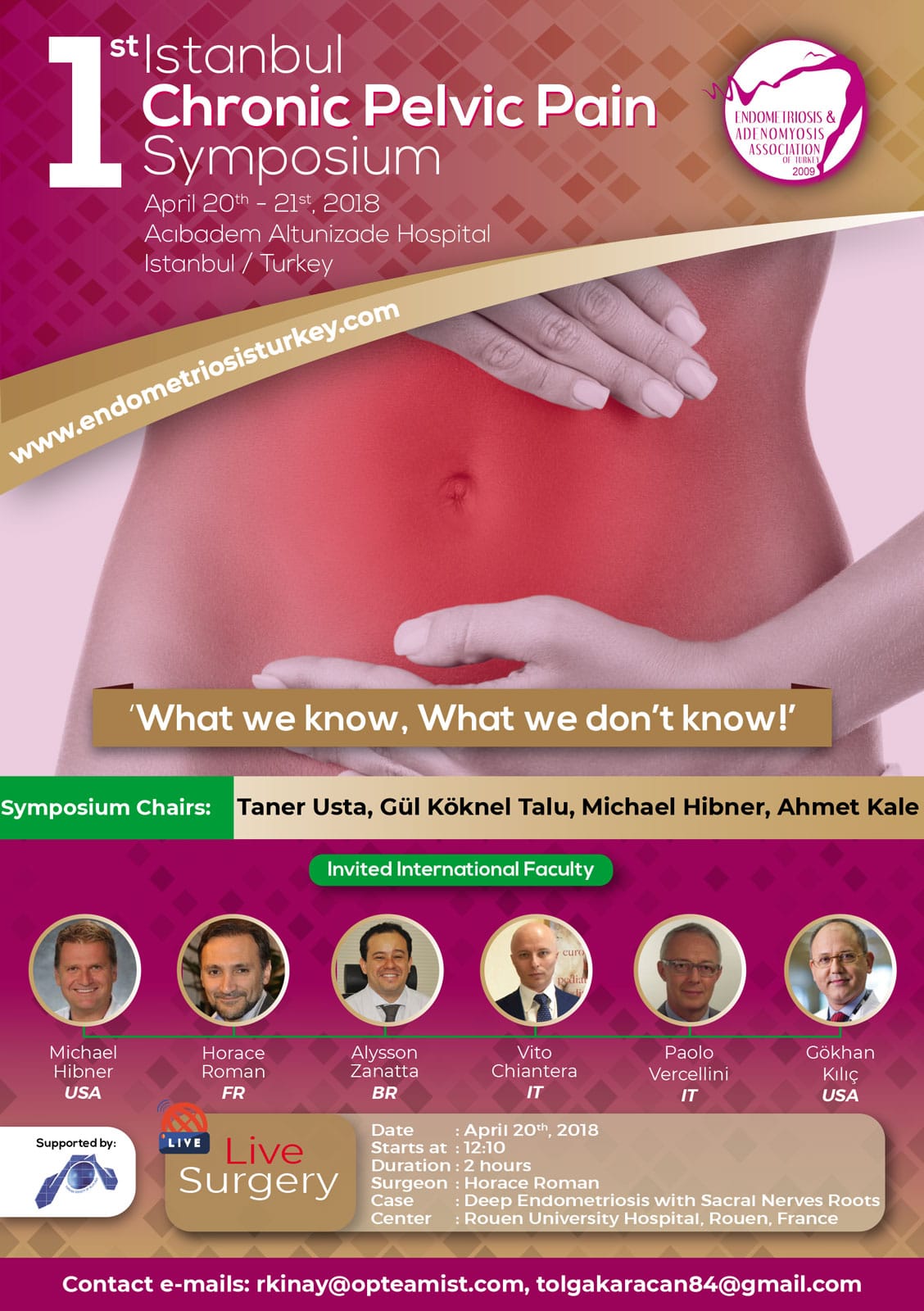 1.Istanbul Pelvic Pain Symposium