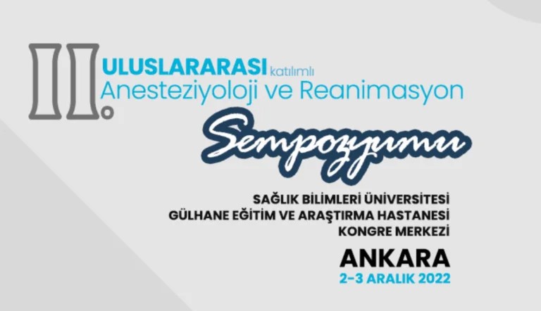 2. Uluslararası Katılımlı Anesteziyoloji ve Reanimasyon Sempozyumu