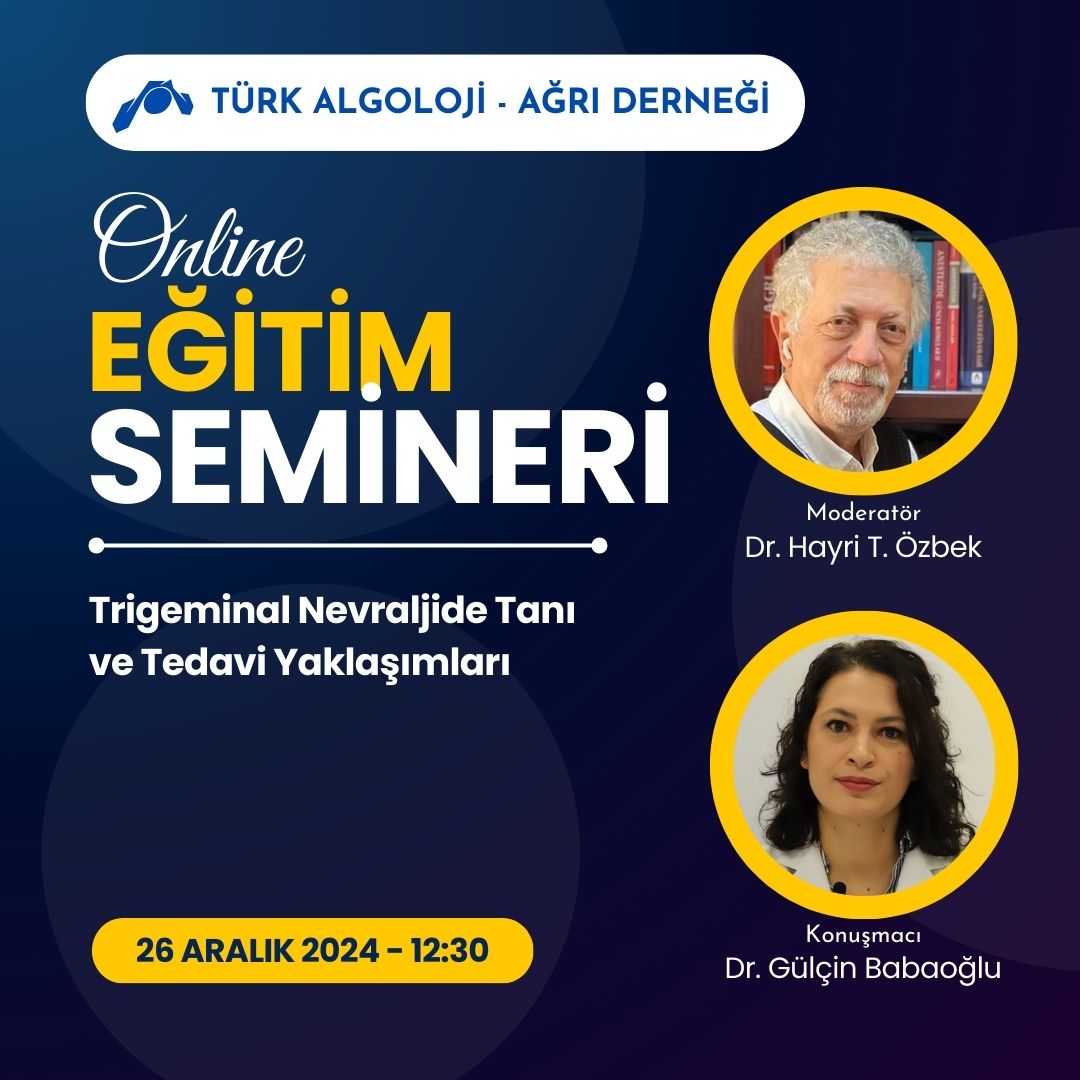 Online Seminer: Trigeminal Nevrajide Tanı ve Yöntemleri