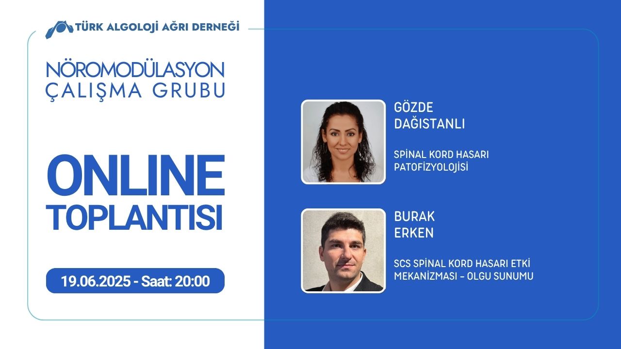 NÇG Online Toplantıları Serisi - Spinal Kord Hasarı, Patofizyolojisi, Etki Mekanizması